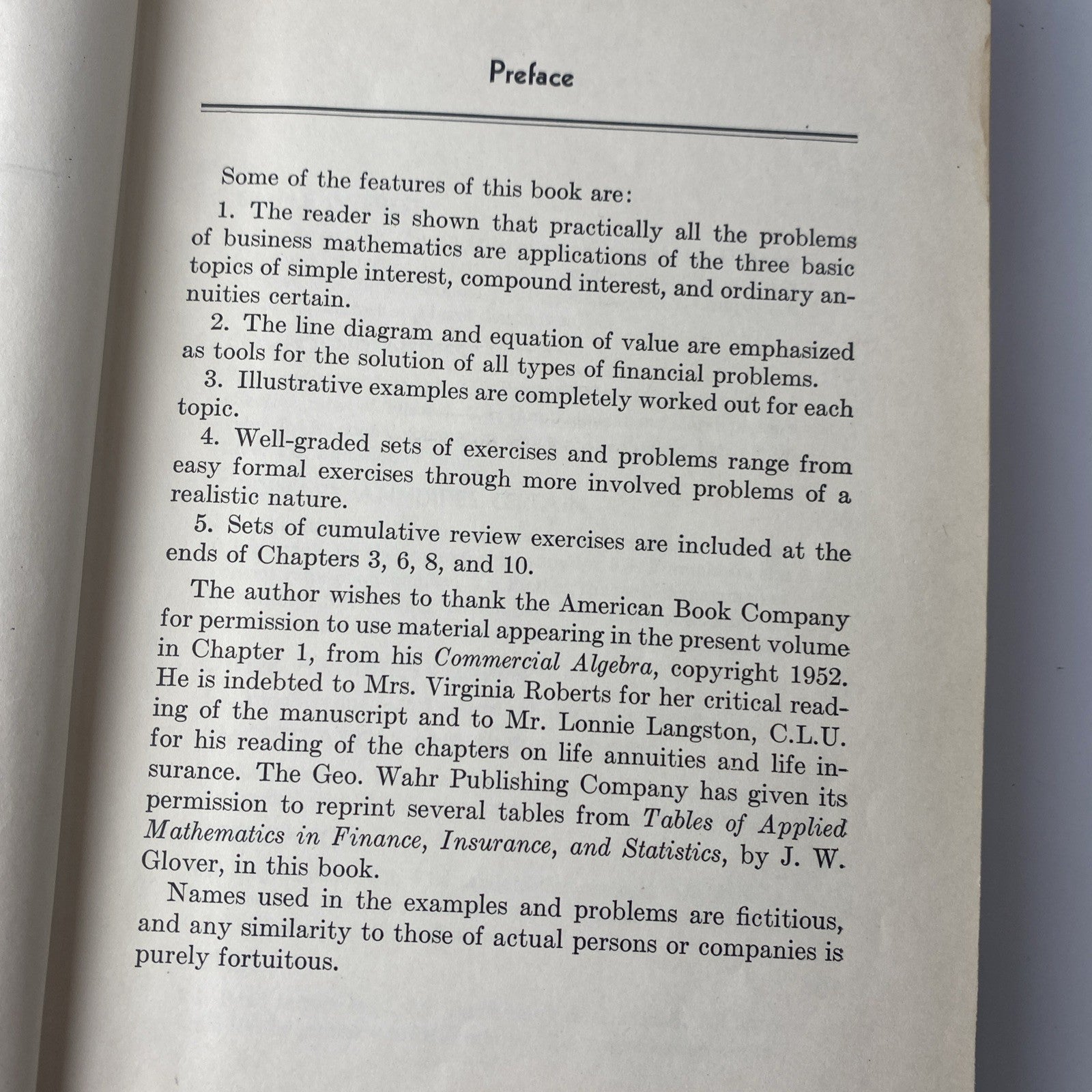 Mathematics Of Finance By Robert M Parker Second Edition 1956 Some Marks