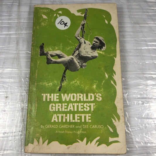 Walt Disney Production "The Worlds Greatest Athlete" Book 1974 Used Fast Ship