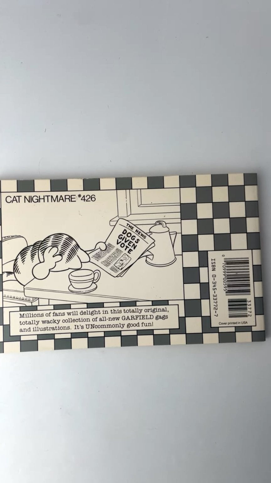 The Unabridged Uncensored Unbelievable Garfield by Jim Davis 1986 Illustrated