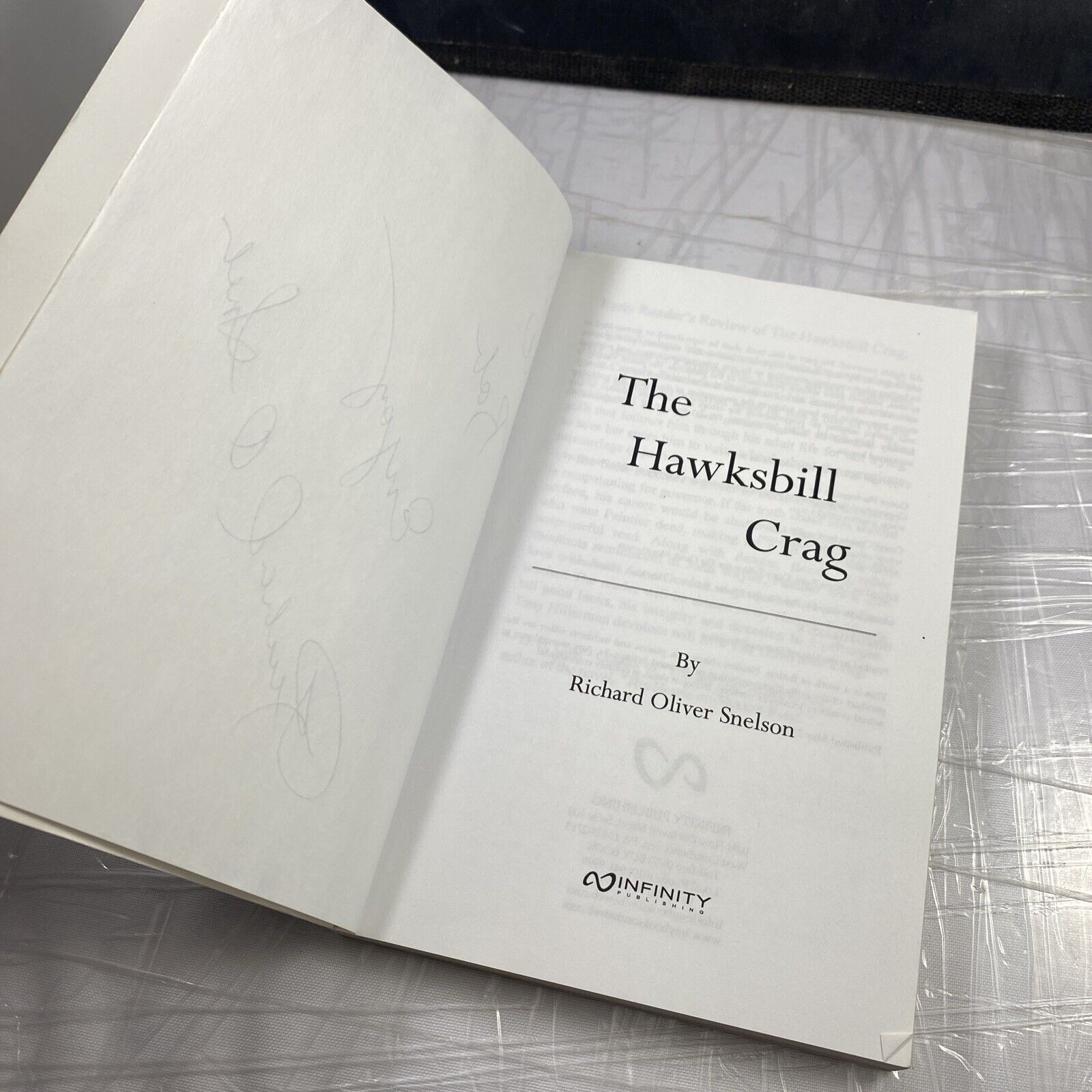 SIGNED. Missouri Ozark Author The Hawksbill Crag Paperback Snelson, Richard Rare