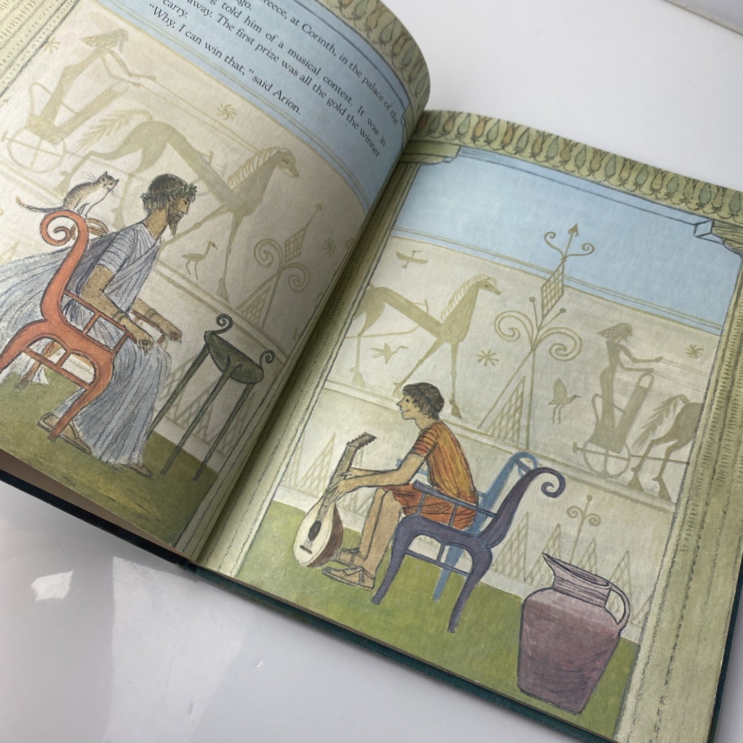Vintage Kids ARION AND THE DOLPHINS : by Lonzo Anderson : illus Adrienne Adams
