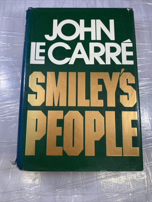 SMILEY'S PEOPLE by John Le Carre First Trade Edition Book Club HCDJ 1980 ID-3,4