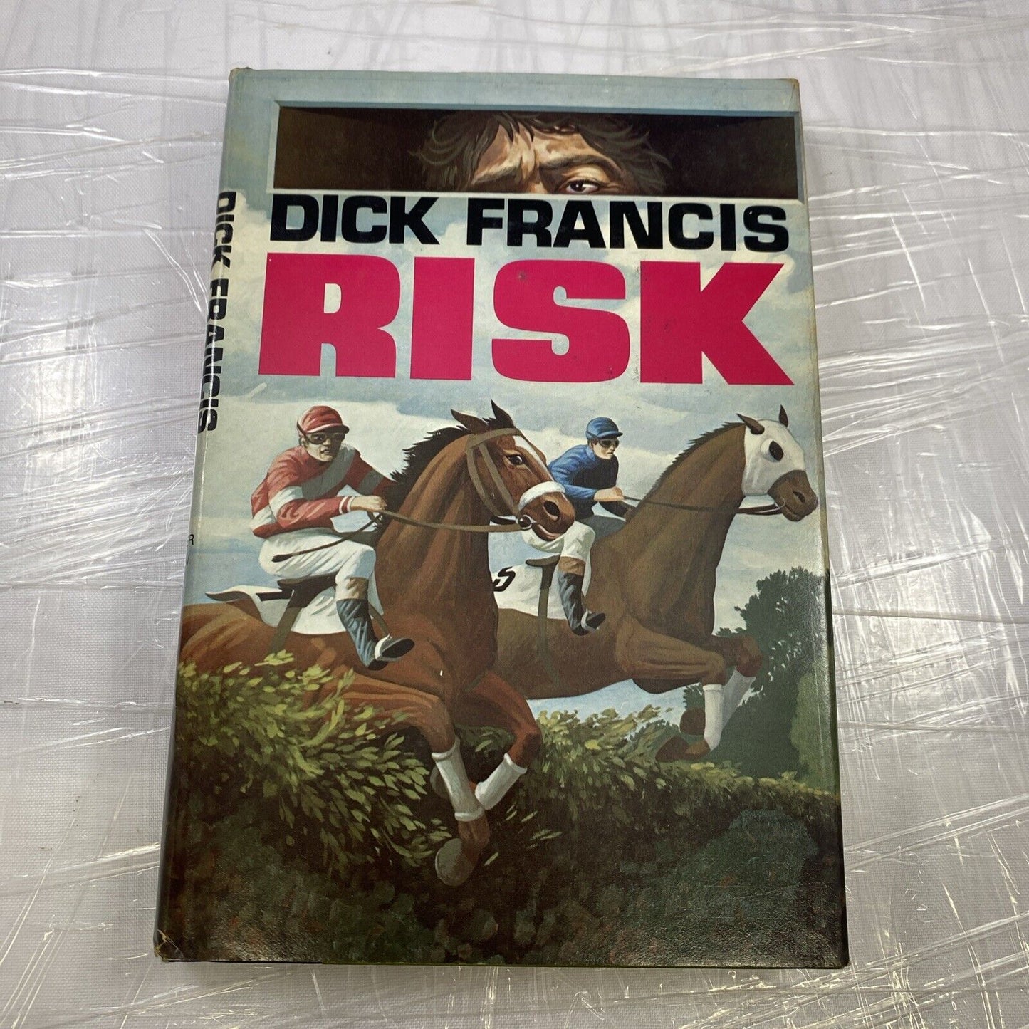 VTG 1977 1st Edition “Risk” HCDJ By Dick Francis BCE Vintage Good