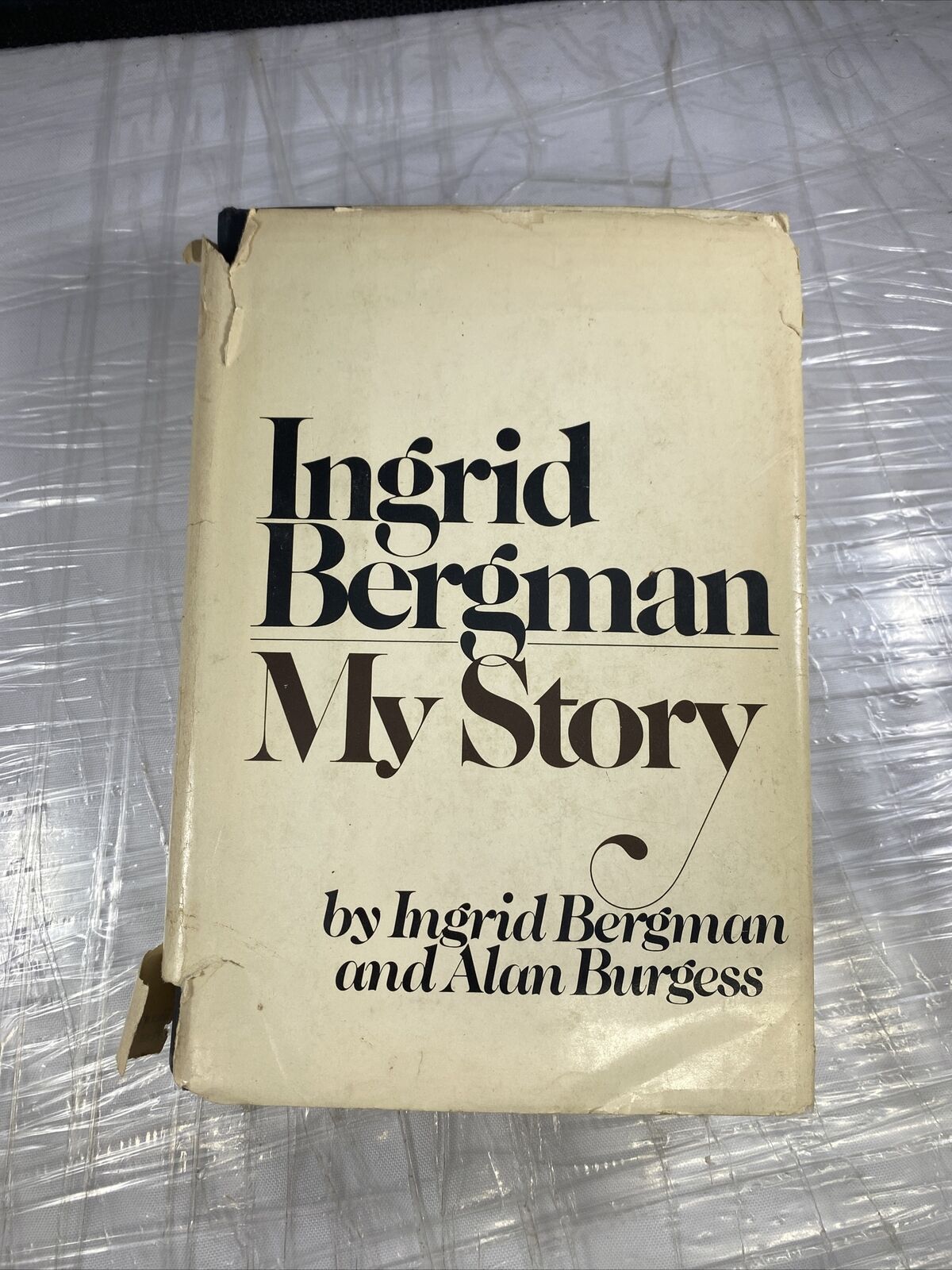 Ingrid Bergman: My Story by Burgess, Alan Hardback Book Club Edition Vintage