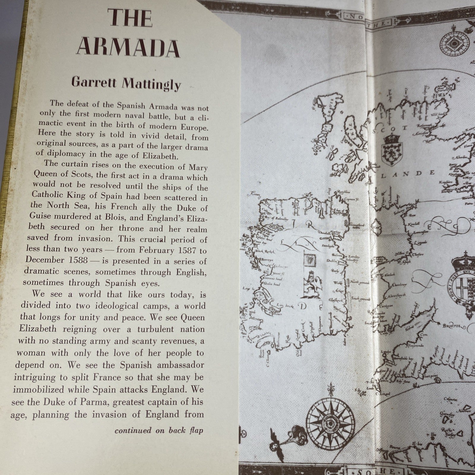 Historical Fiction, The Armada by Garrett Mattingly (1959, Hardcover First Print