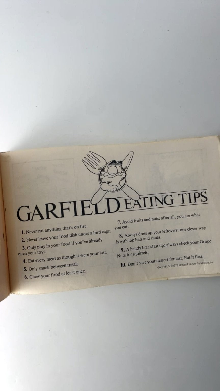 Garfield Takes the Cake Jim Davis 1978 Fifth Book Illustrated