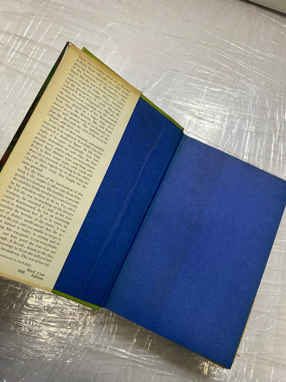 Zelda A Biography Nancy Milford 1970 Book Club Edition Harper & Row