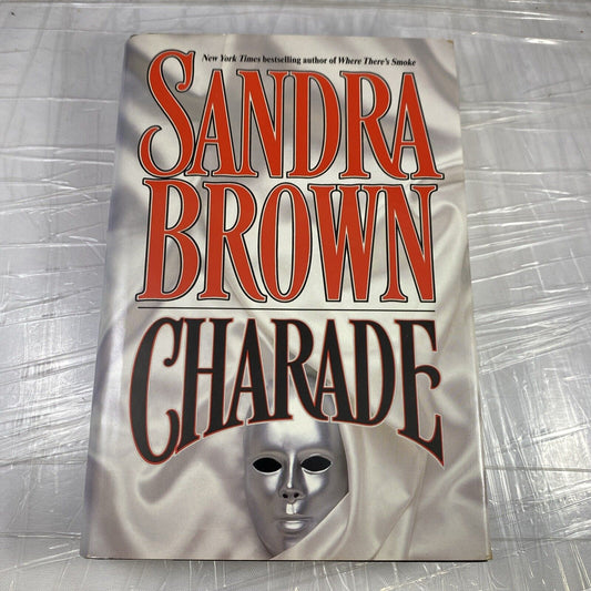 CHARADE: Romance Suspense Fiction Hardcover Book By Sandra Brown Book Club Ed.