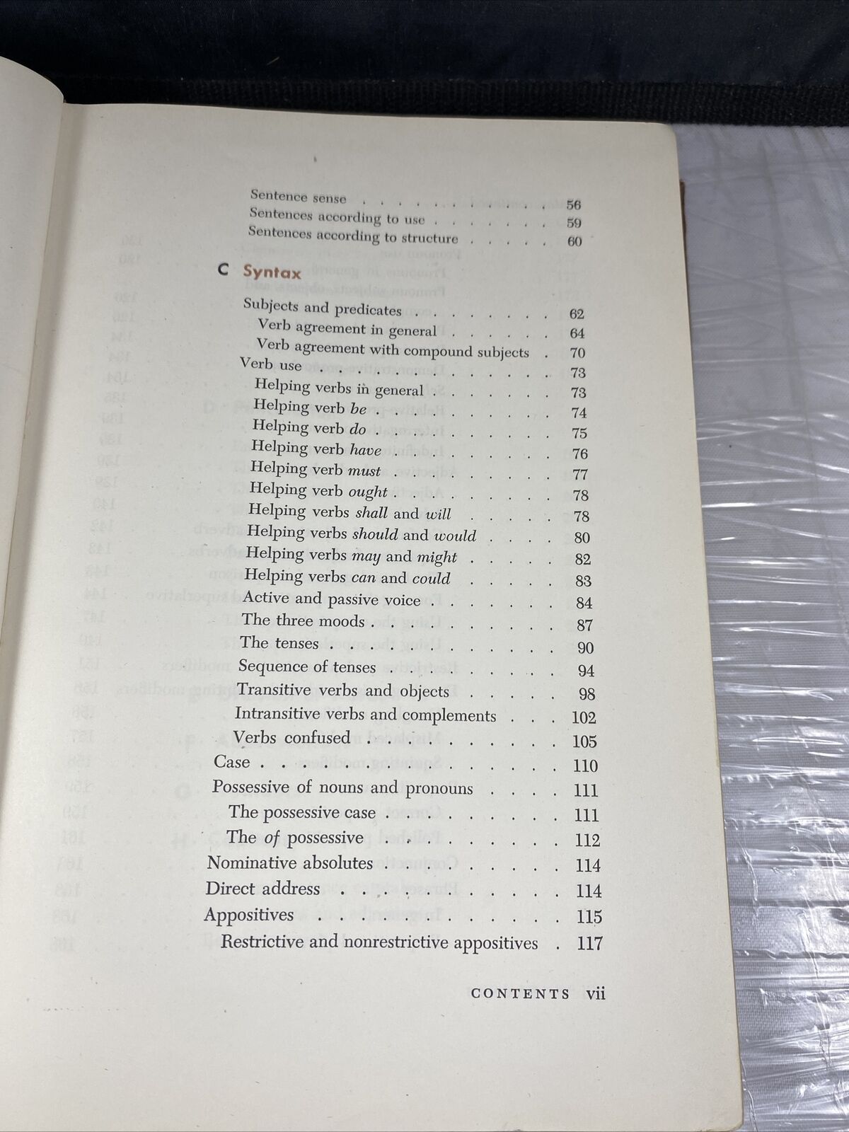 Writing Handbook - Michael Kammer (Hardcover) Vintage 50s English Textbook Clean