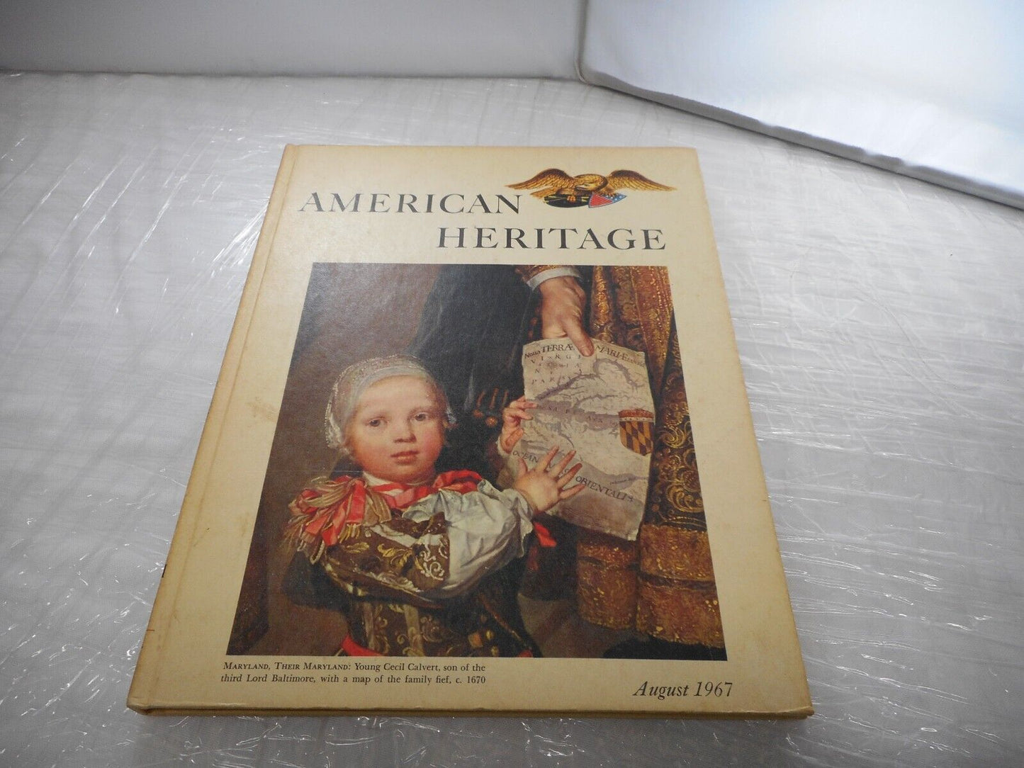 AMERICAN HERITAGE Hardcover Book Vol. XVIII No. 5 Aug 1967 VG COND.