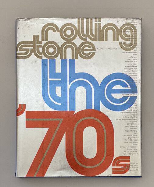 Rolling Stone The 70's Hardcover with Dust Jacket