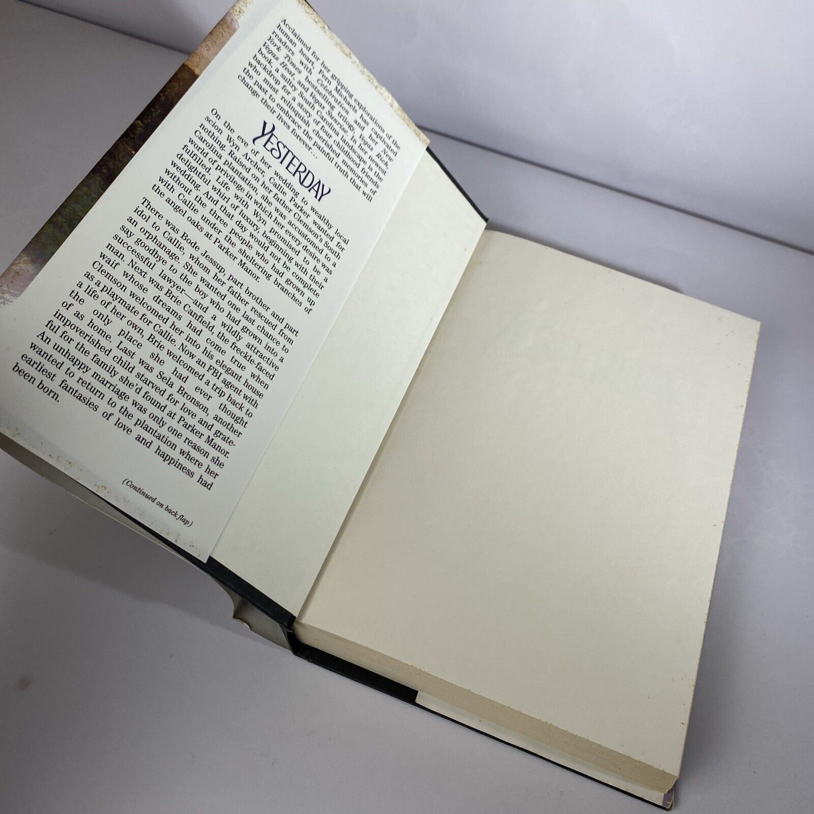 Yesterday - Fern Michaels, 1575664674, hardcover Book Club Edition. Good