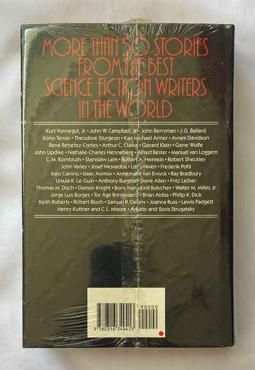 The World Treasury of Science Fiction by Clifton Fadiman (1989, Hardcover) Seal!