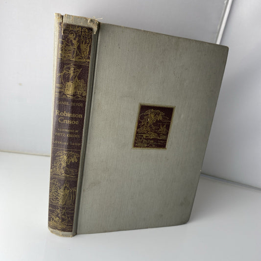 Robin Crusoe Daniel Defoe 1945 Doubleday & Company (ES-02) Historical Fiction