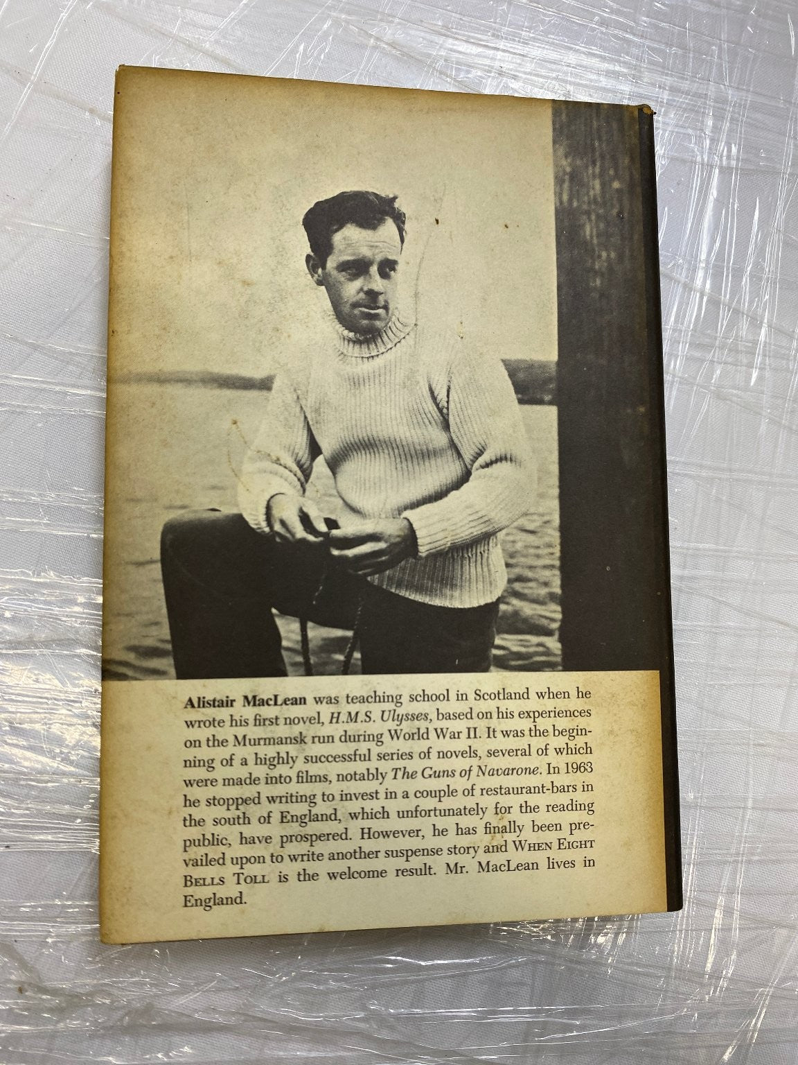 When Eight Bells Toll Alistair MacLean 1966 Book Club Edition Thriller Doubleday