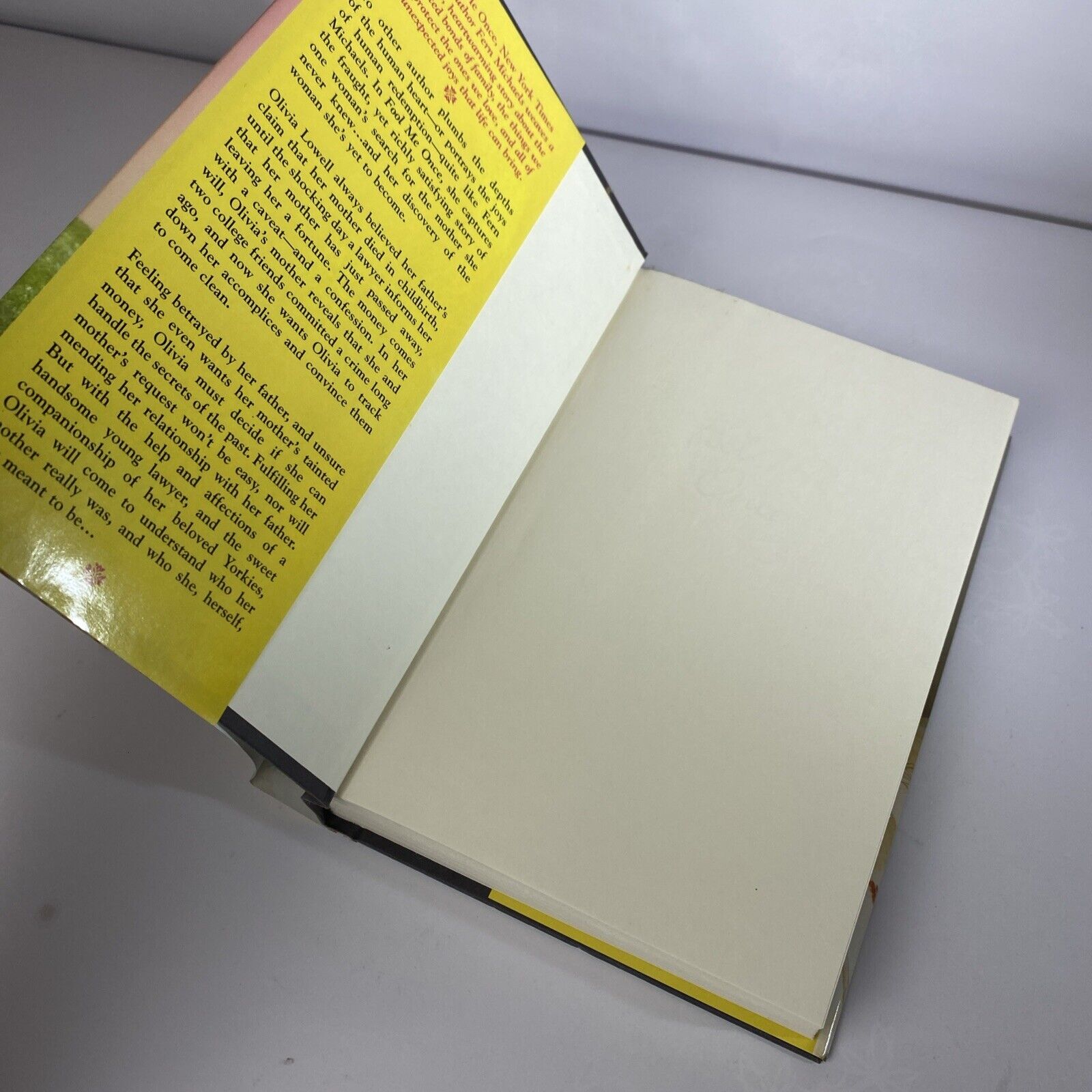 Fool Me Once - Hardcover By Michaels, Fern - VERY GOOD Book Club Edition