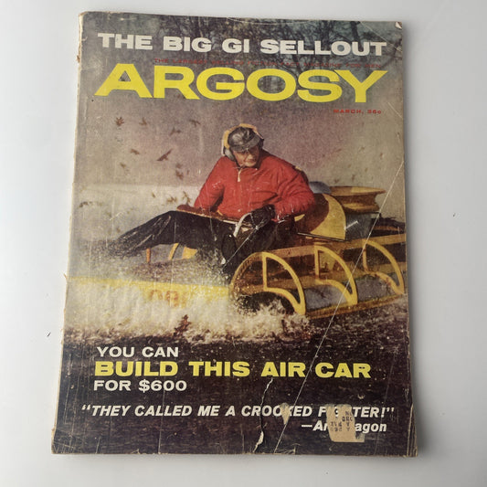 ARGOSY. MACH. 1960. THE LARGEST SELLING FICTION - FACT MAGAZINE FOR MEN.