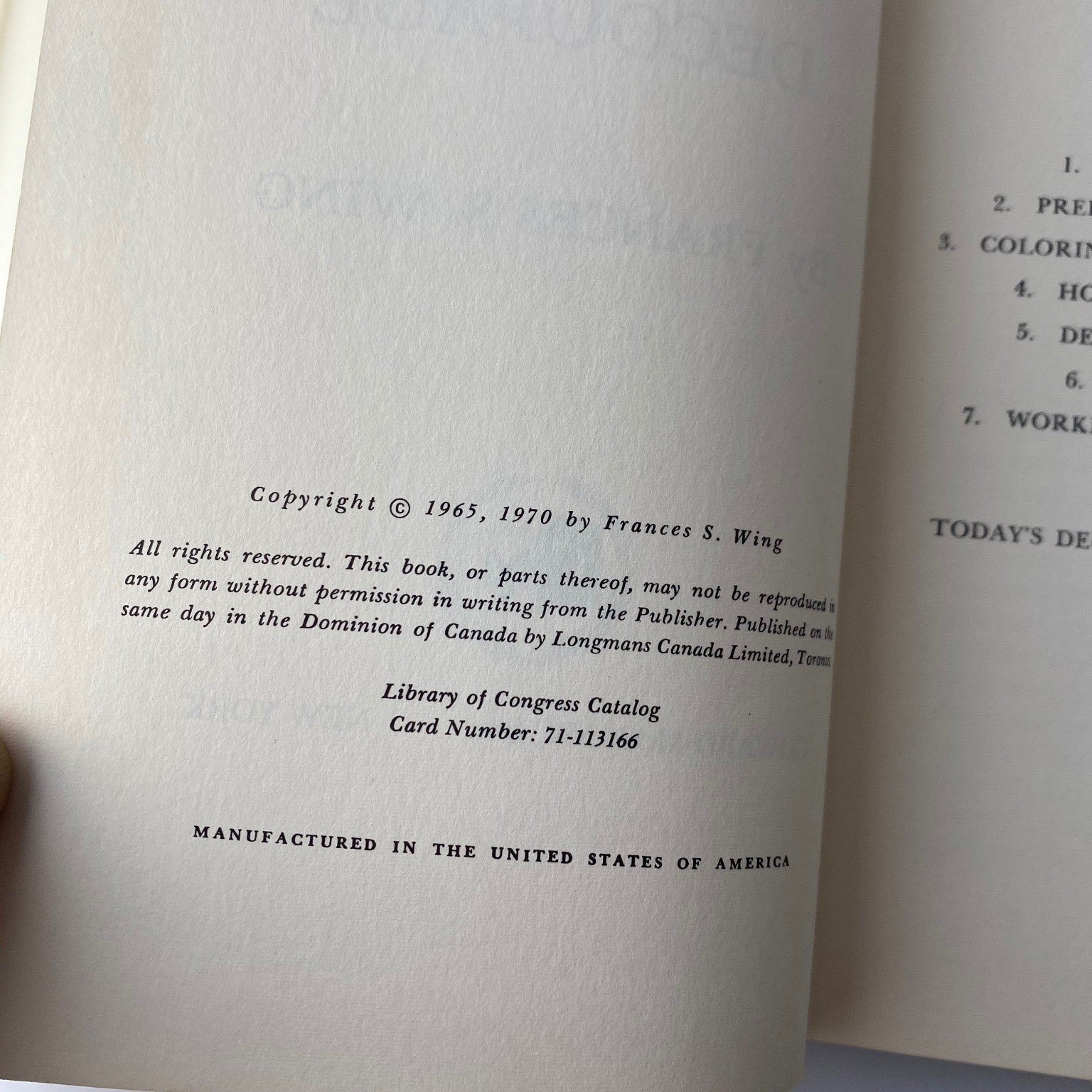The Complete Book of Decoupage Frances S. Wing 1970 Revised Edition