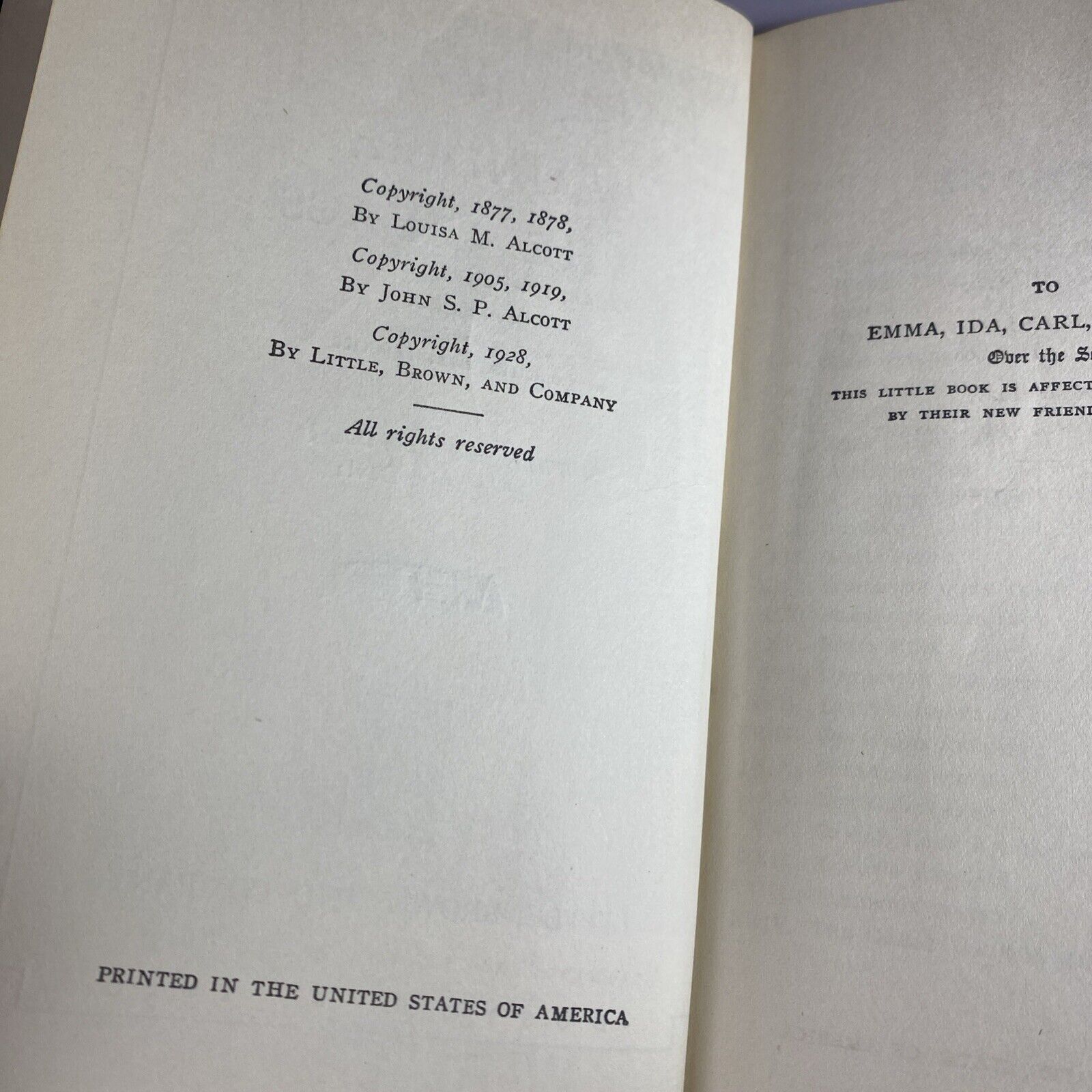 UNDER THE LILACS, Alcott,  Ex-Lib, HB/DJ Orchard house Ex Library Rebound