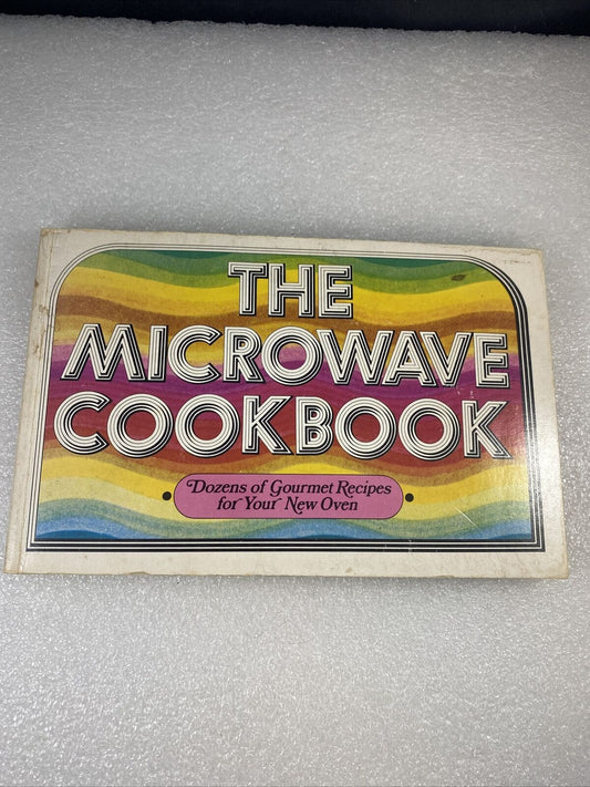 Rare Vintage 70s Microwave Cookbook Paperback Irena Charmers Rainbow First Print