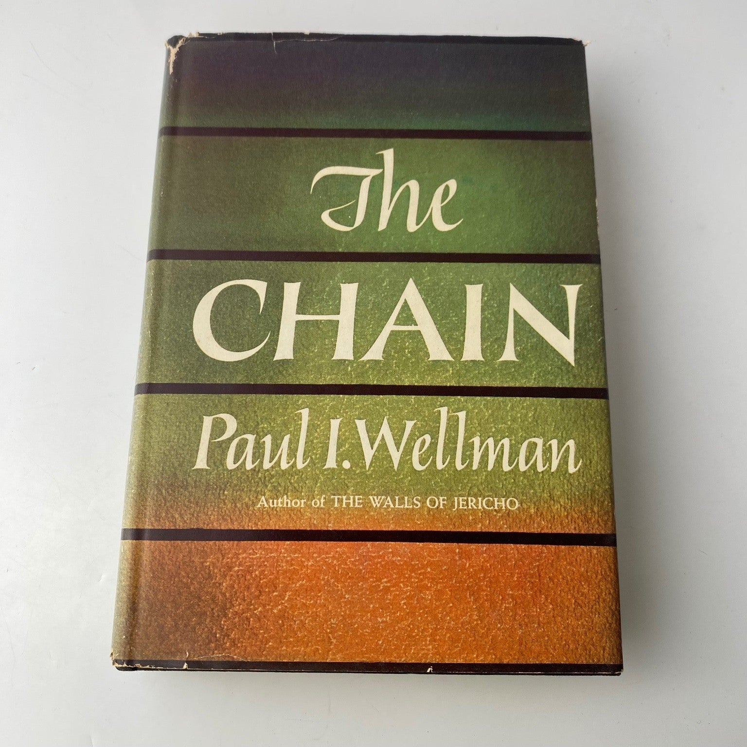 The Chain Paul I. Wellman 1949 First Edition Historical Fiction Doubleday