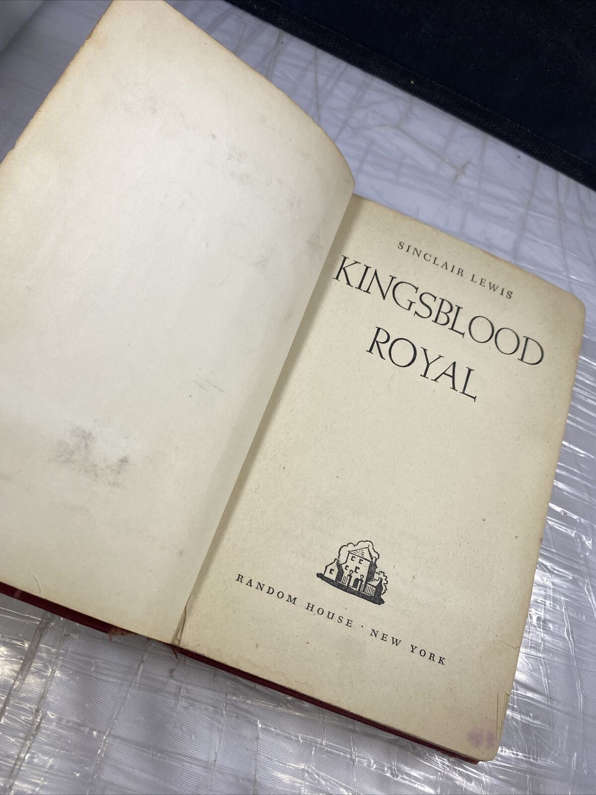 1st Edition 1st Printing SINCLAIR LEWIS Kingsblood, Royal Library Binding See