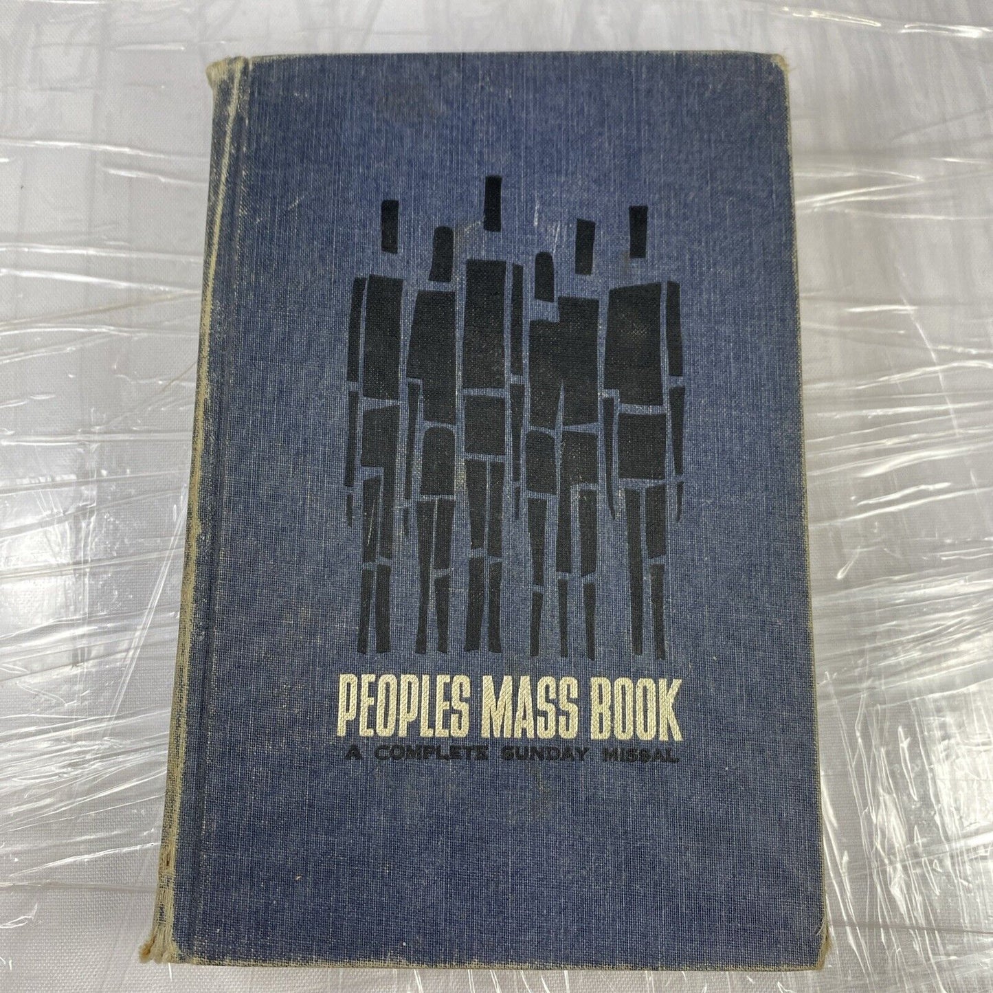 VINTAGE  SPIRITUAL 1966 People's Mass Book 1st ed. Catholic Scriptures + Hymnal