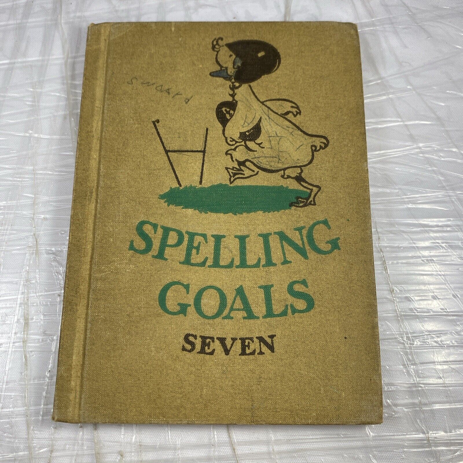 Vintage 1945 Spelling Goals Grade Seven Webster 40s School Reading Worn See Pics