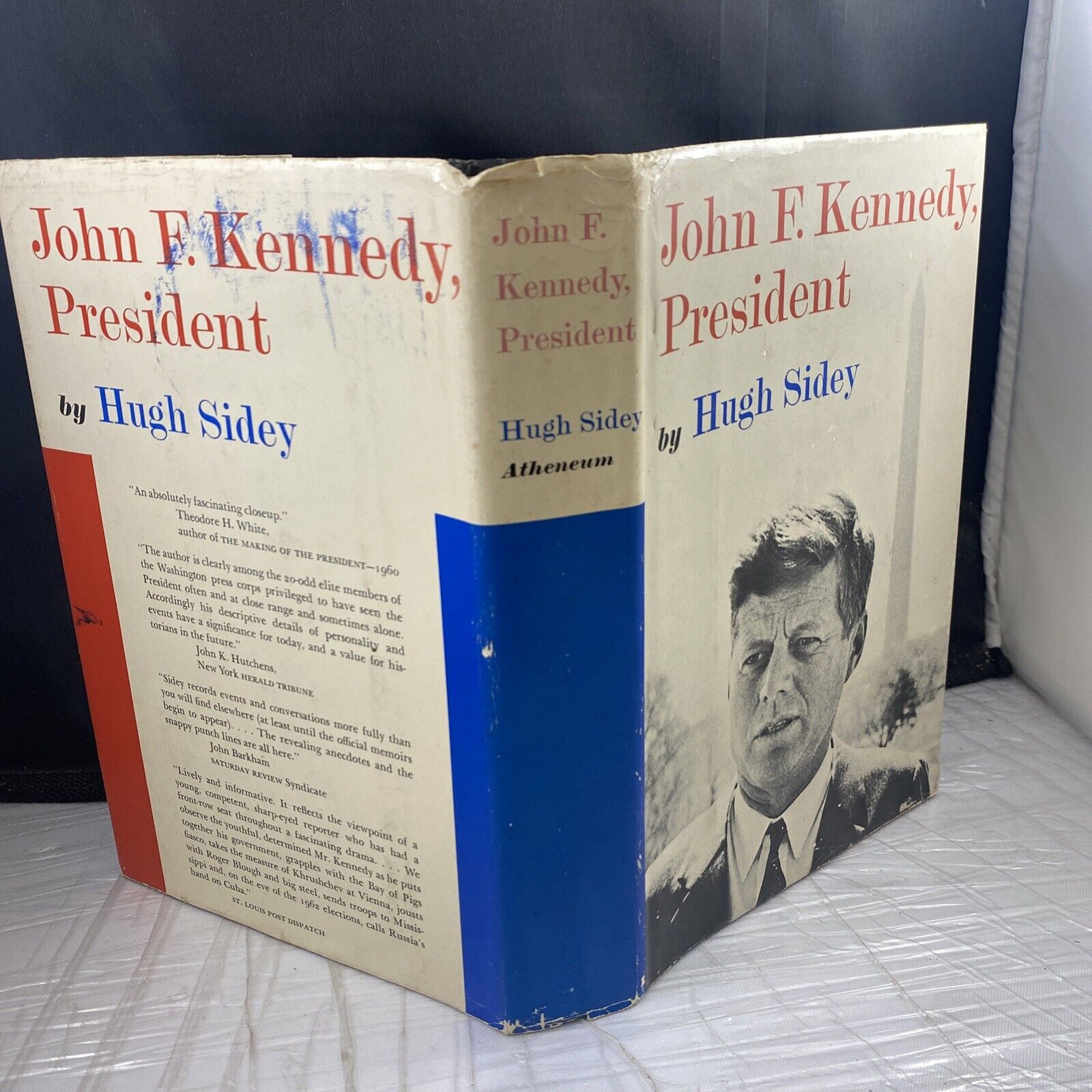 John F Kennedy, President, by Hugh Sidey Book Club Edition 1964 Hardcover Vtg