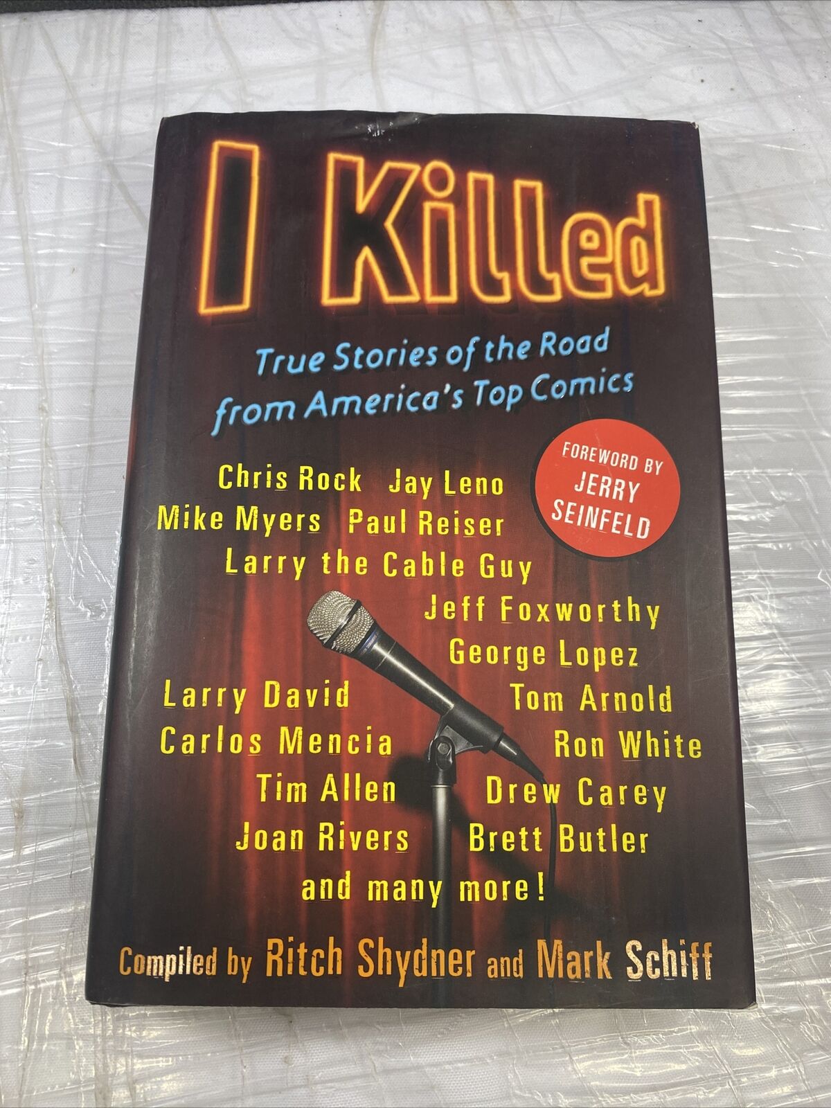 I Killed: True Stories From American Comedians Comics Signed Bernie Mcgrenehan