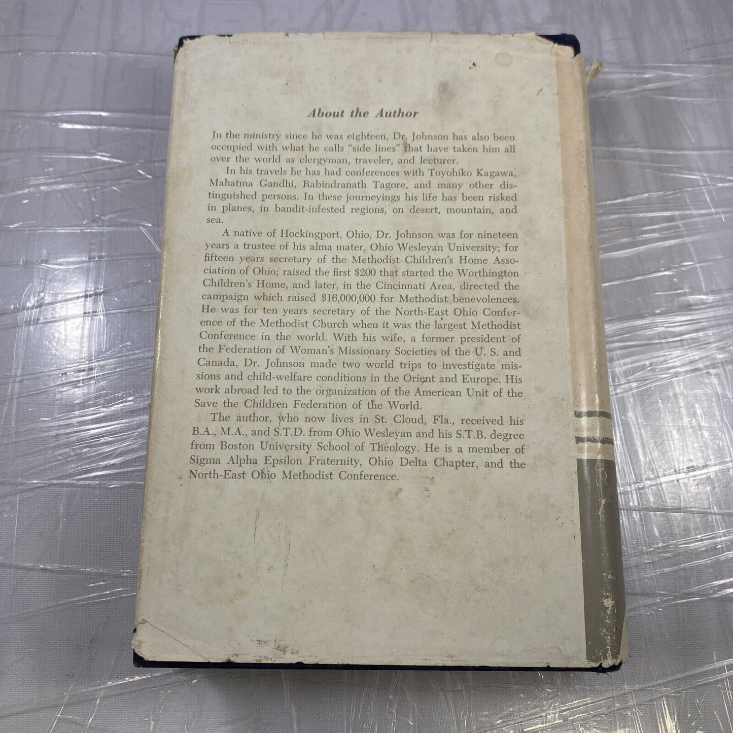 SIGNED What Does The Bible Say? Dr. F. I. Johnson 1st Ed Vantage HCDJ Religious