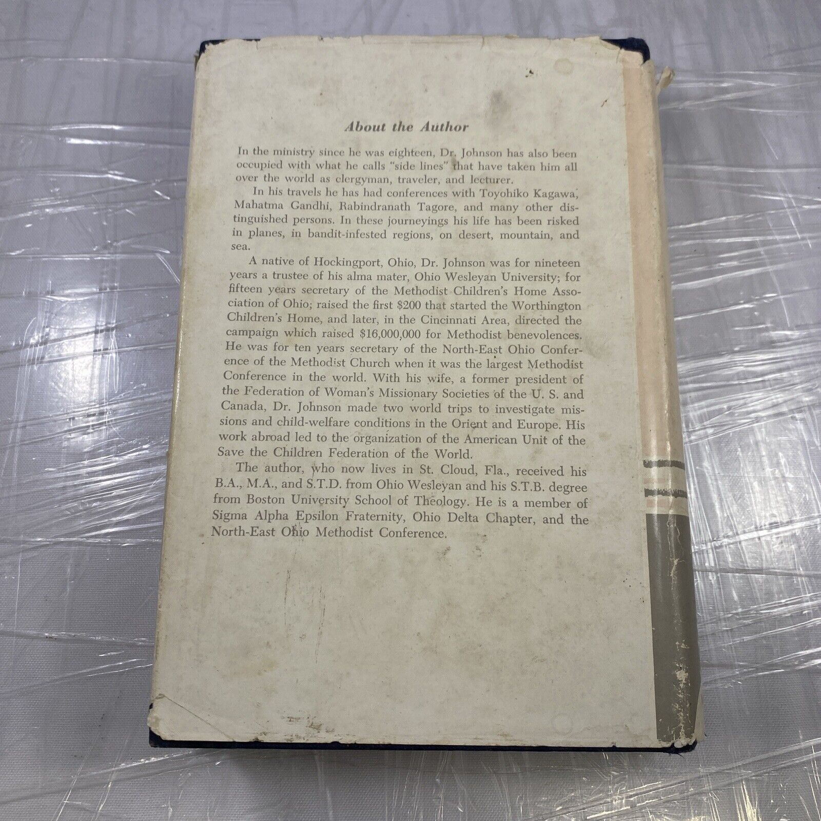 SIGNED What Does The Bible Say? Dr. F. I. Johnson 1st Ed Vantage HCDJ Religious