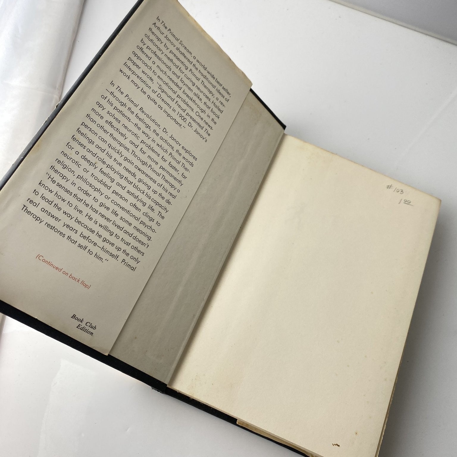 The Primal Revolution Arthur Janov 1972 Book Club Edition Psychology