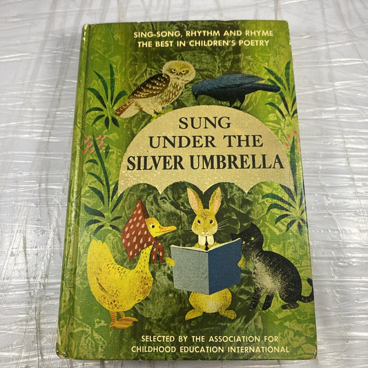 Sung Under The Silver Umbrella [1962] Children’s Poetry Sing A Longs 60s Print