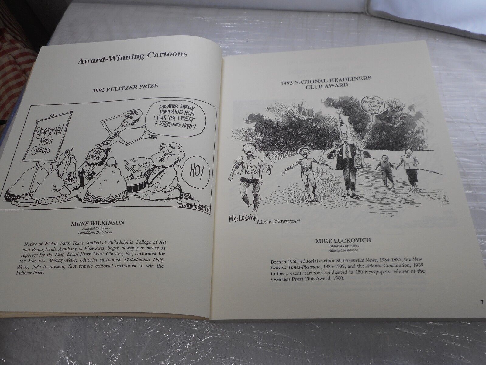 Best Editorial Cartoons of the Year 1993 Paperback Newspaper Cartoon best of