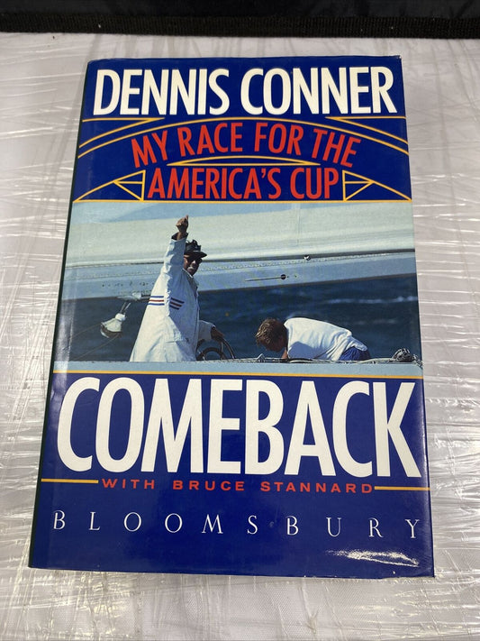 Comeback My Race for the America's Cup Dennis Conner Rare First UK Print Sailing
