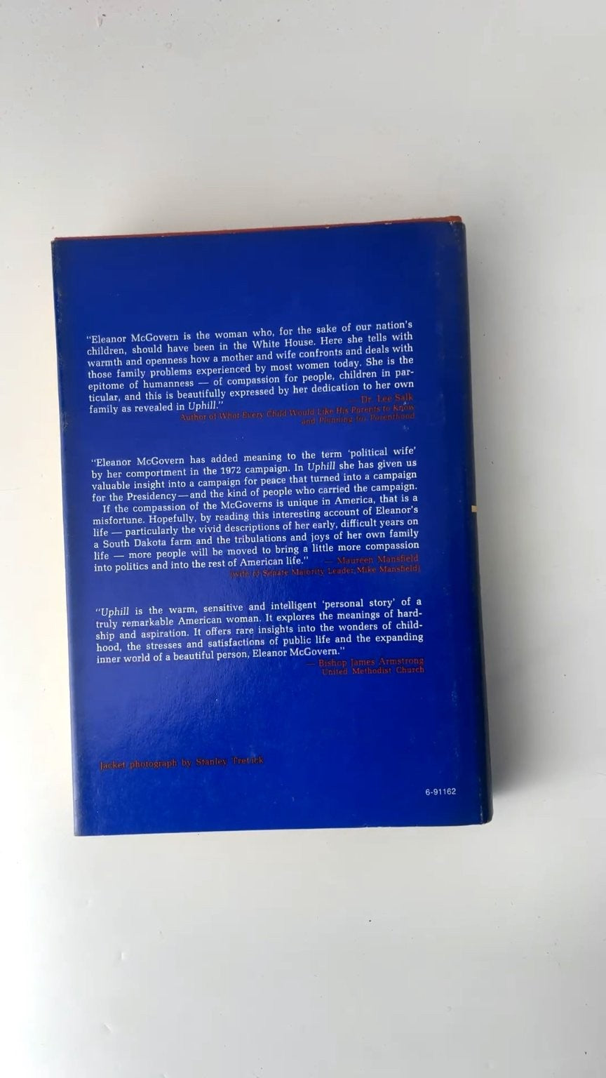 Uphill A Personal Story Eleanor McGovern 1974 Second Printing Memoir Houghton