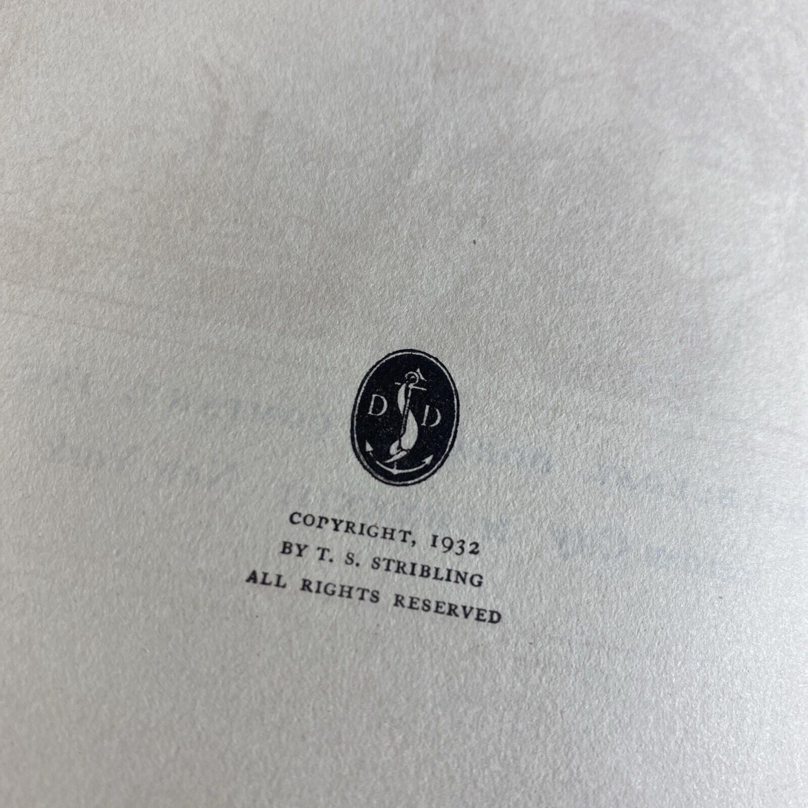 THE STORE T.S. STRIBLING 1932 Pulitzer Prize Rare GOOD CONDITION Classic Novel