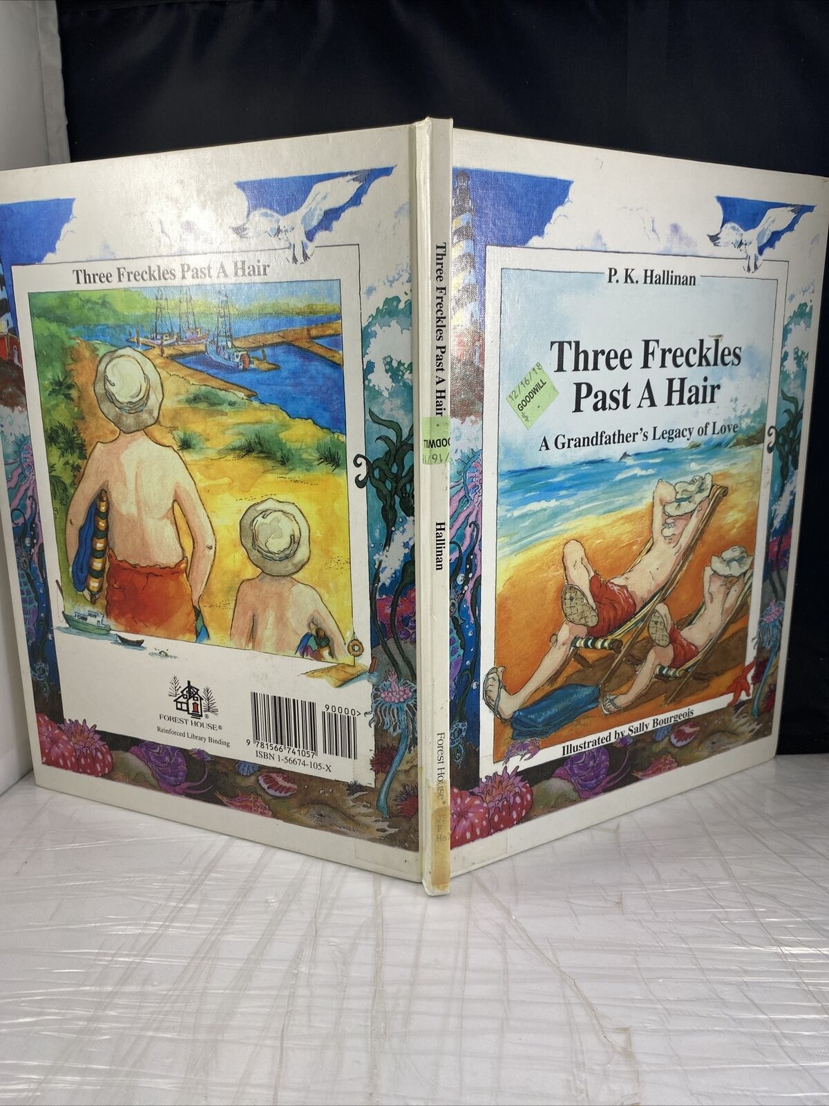 Three Freckles Past a Hair  A Grandfather s Legacy of Love Rare 90s Illustrated