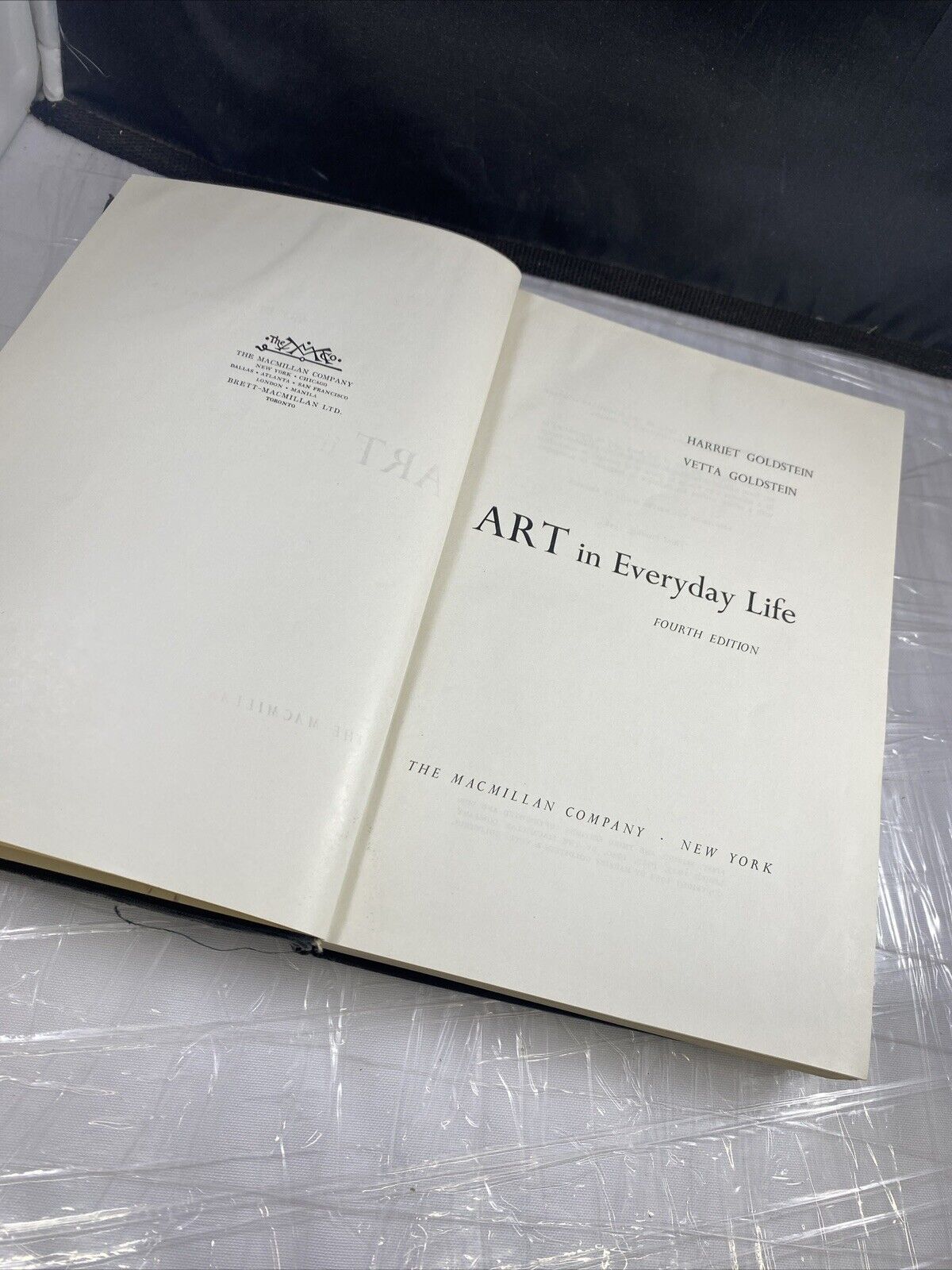 Art in Everyday Life by Harriet and Vetta Goldstein, 1954, 4th Edition/1st Print