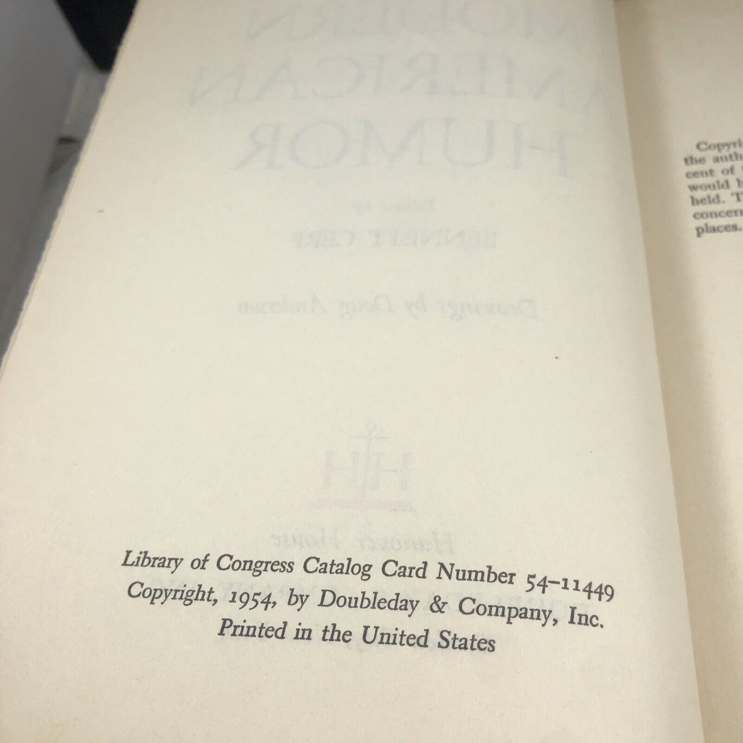 An Encyclopedia of Modern American Humor by Bennett Cerf (Vintage - 1954) Vintag