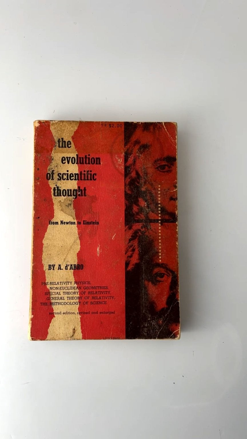 The Evolution of Scientific Thought by A. d'Abro 2nd Ed 1950 Physics