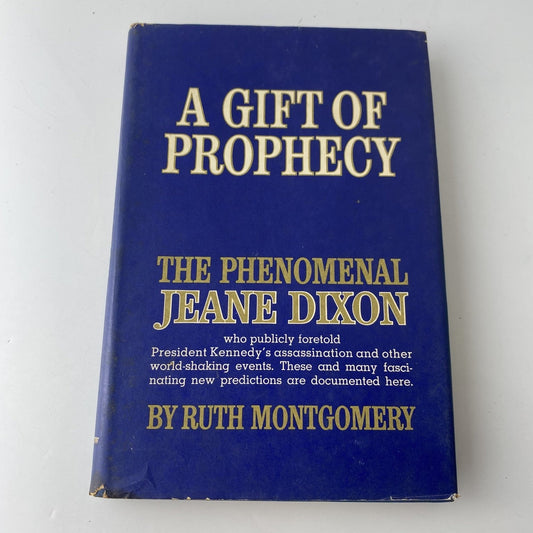 A Gift of Prophecy Ruth Montgomery 1965 First Edition Spiritualism WMC
