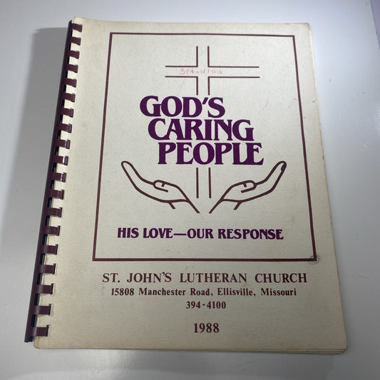 St. John’s Lutheran Church Manchester Missouri 1988 Registry Schedule