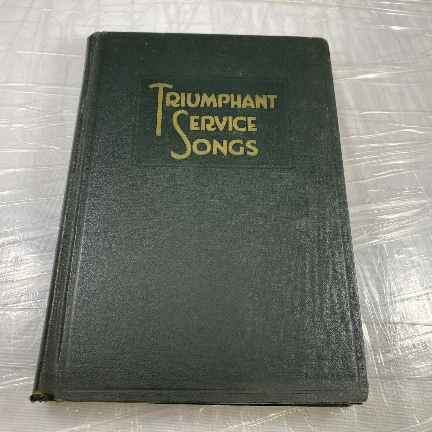 Vintage Triumphant Service Songs Hymnal Book 1934 by Rodeheaver Sunday School