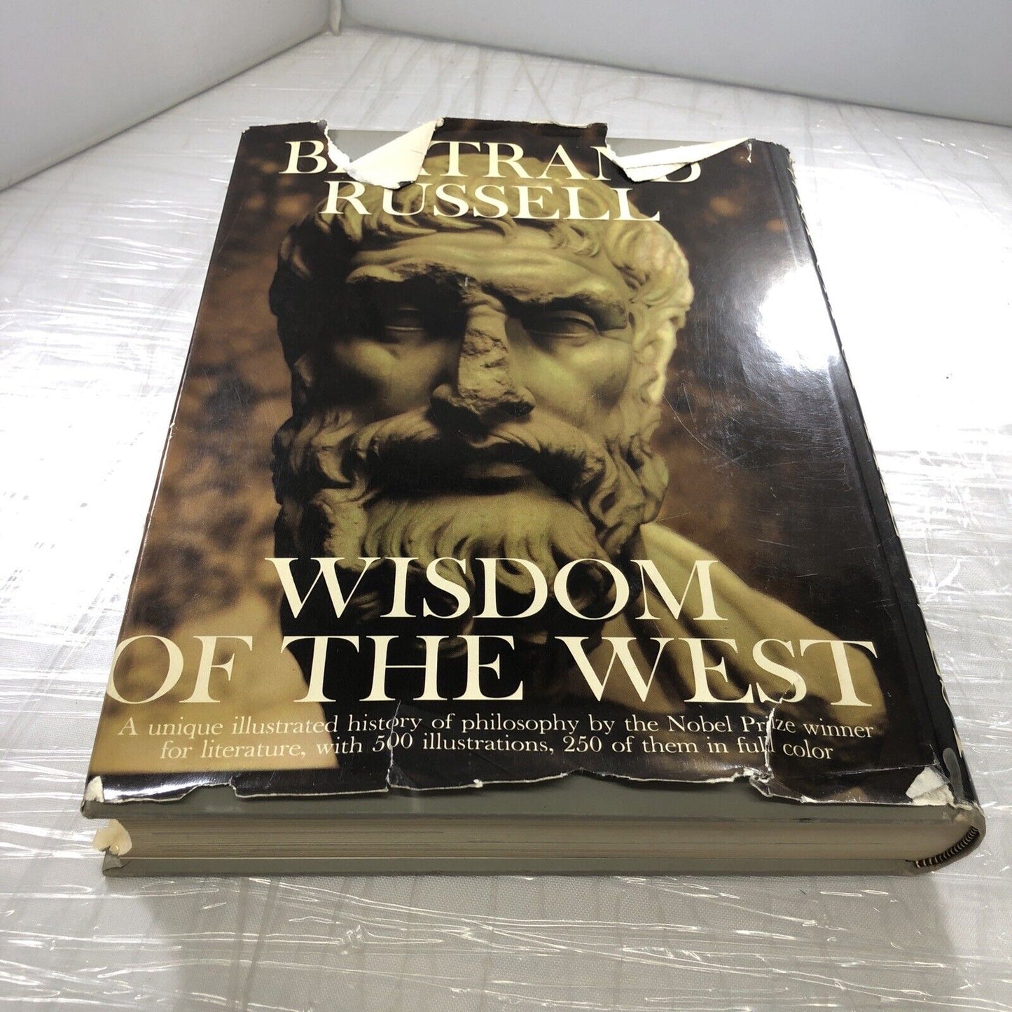 Vintage History Book WISDOM OF THE WEST By Bertrand Russell - Hardcover