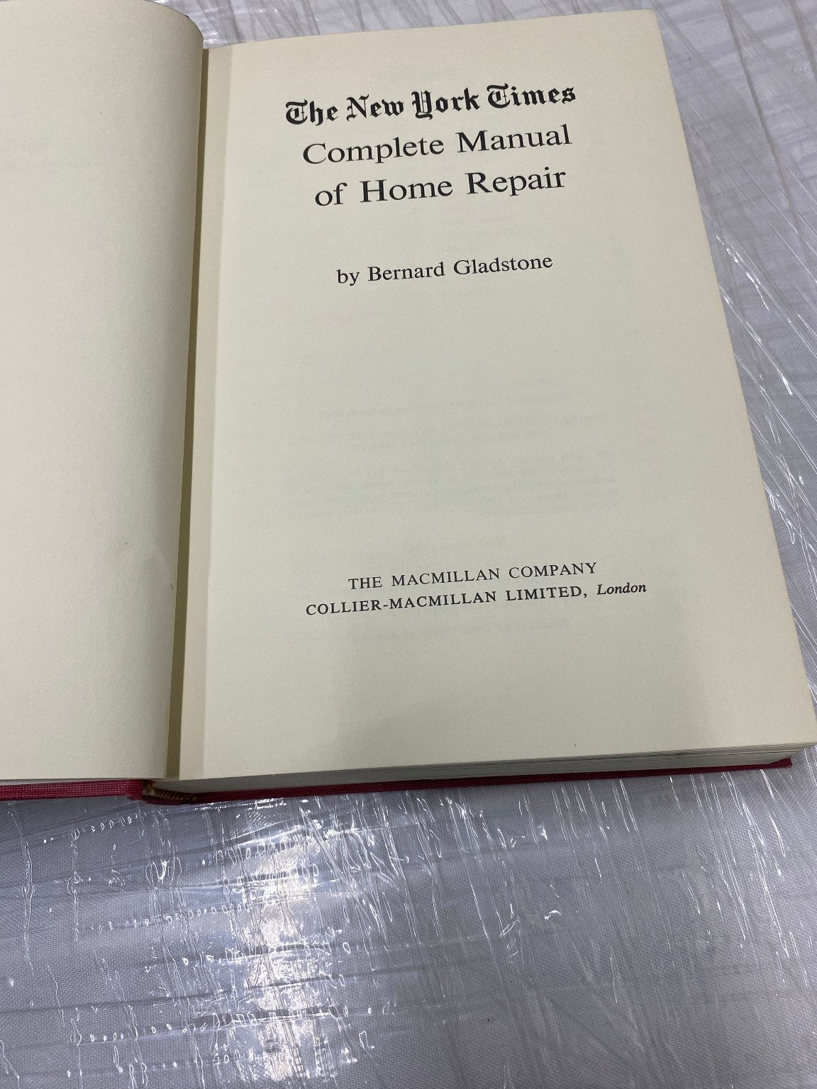 Complete Manual of Home Repair Bernard Gladstone 1969 Ninth Printing