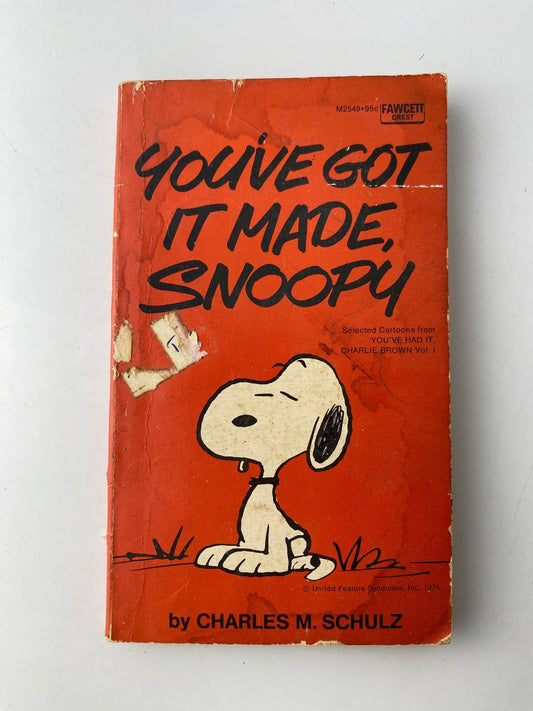You've Got It Made Snoopy Charles M. Schulz 1974 Peanuts Cartoons