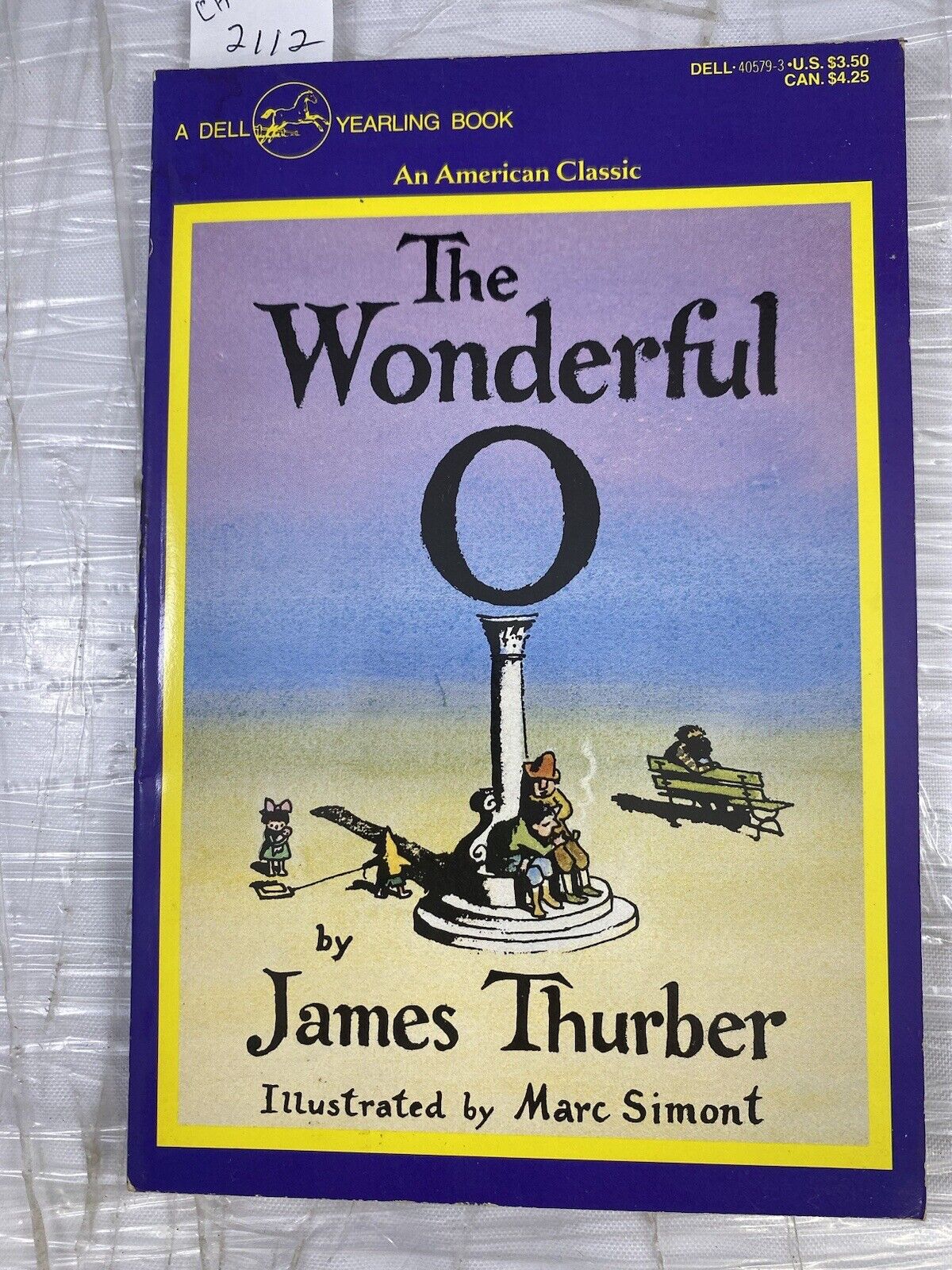 THE WONDERFUL O by James Thurber Vintage 90s First Paperback Print Classic Lit