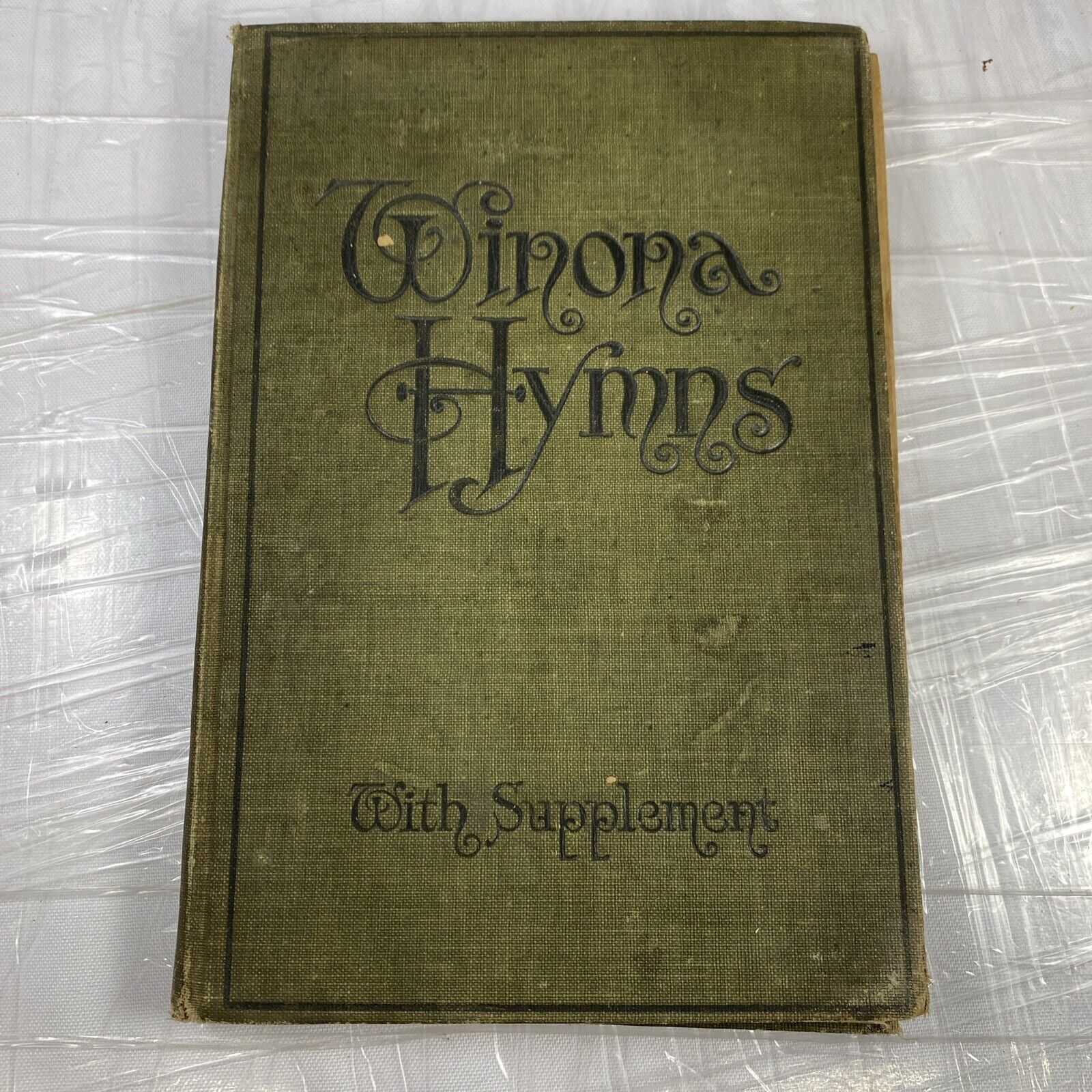 Winona Hymns songbook With Supplement 1906 Christian Hymnal American See Pics